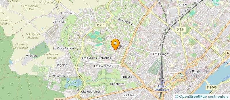 localisation de l'entreprise ELECTRONIQUE DE SOLOGNE à BLOIS