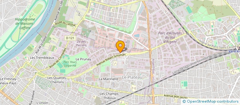 localisation de l'entreprise ELECTRONIQUE DUFEUTRELLE à SARTROUVILLE