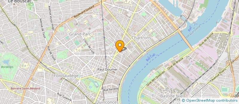 localisation de l'entreprise ELECTRONIQUE EQUIPEMENT à BORDEAUX