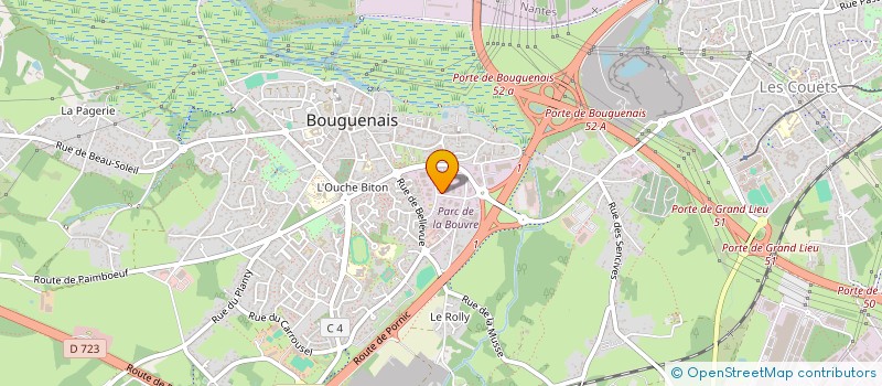 localisation de l'entreprise ELECTRONIQUE GESTION AUTOMATISMES à BOUGUENAIS