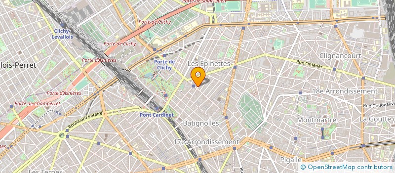 localisation de l'entreprise ELECTRONIQUE INFORMATIQUE SERVICE à PARIS