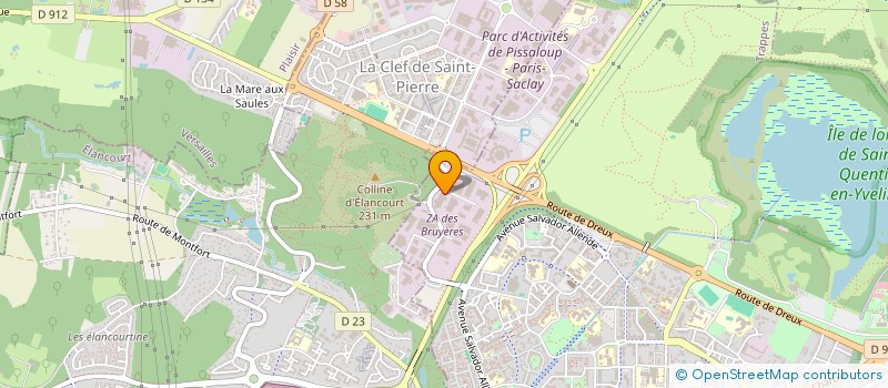 localisation de l'entreprise ELECTRONIQUE MECANIQUE EUROPEENNE à TRAPPES