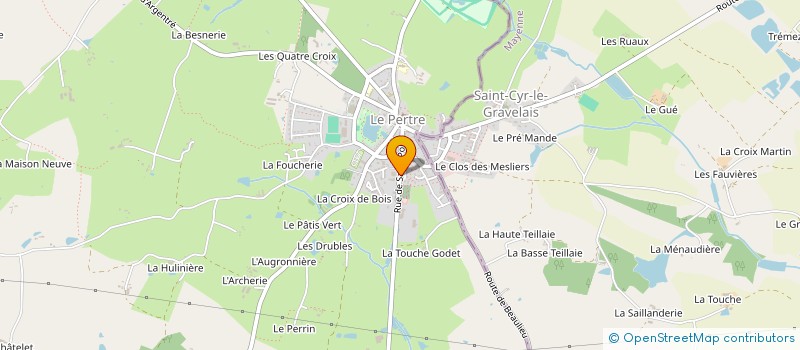 localisation de l'entreprise ELECTRONIQUE NEGOCE AUTOMATISME à LE PERTRE