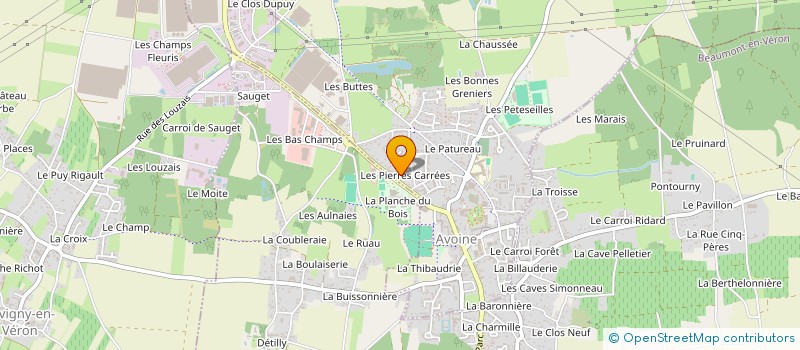 localisation de l'entreprise ELECTRONIQUE RADIO CLUB D'AVOINE à AVOINE