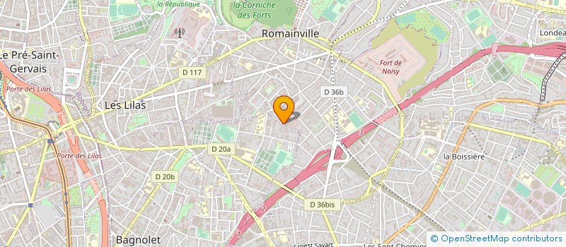 localisation de l'entreprise ELECTRONIQUE SECURITE INVESTISSEMENT à ROMAINVILLE