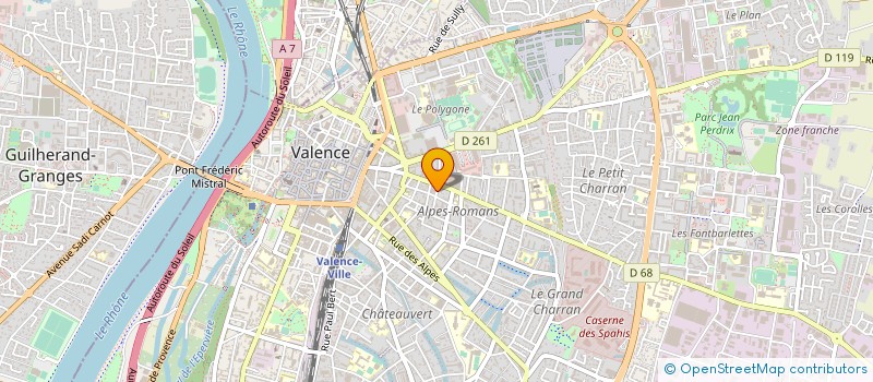 localisation de l'entreprise ELECTRONIQUE SERVICES à VALENCE