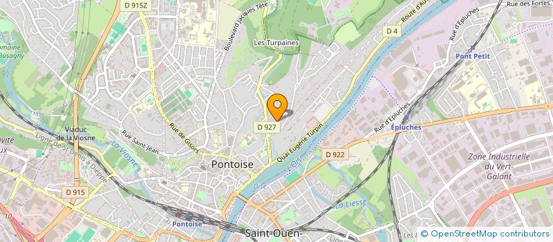 localisation de l'entreprise ELECTRONIQUE VIDEO SYSTEME APPLIQUE à PONTOISE