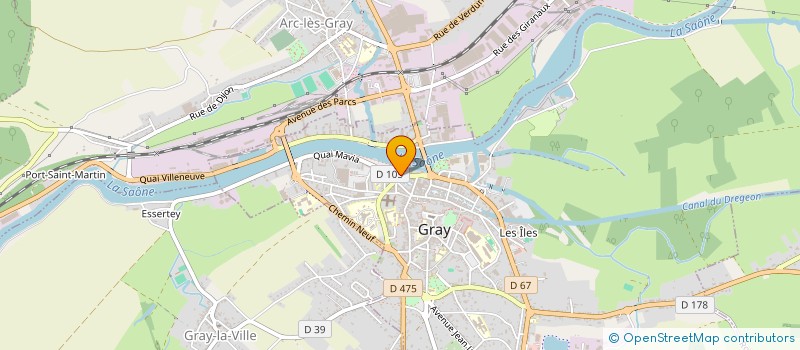 localisation de l'entreprise ELECTRONS  GRAY