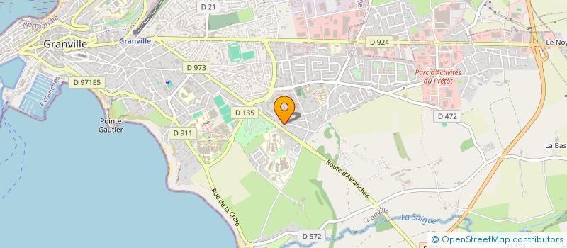 localisation de l'entreprise ELECTRONS LIBRES  GRANVILLE