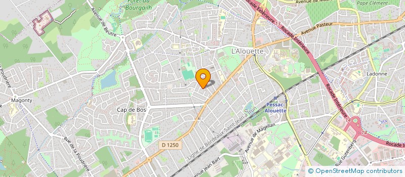 localisation de l'entreprise ELECTROPHONE  PESSAC