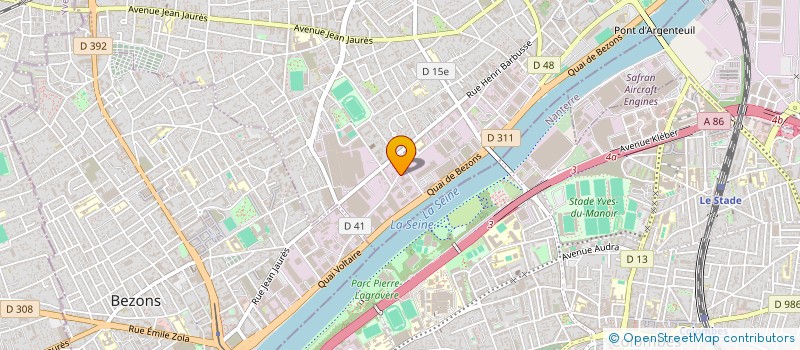 localisation de l'entreprise ELECTROPRO  ARGENTEUIL