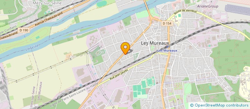 localisation de l'entreprise ELECTRORIBE.ENR à LES MUREAUX