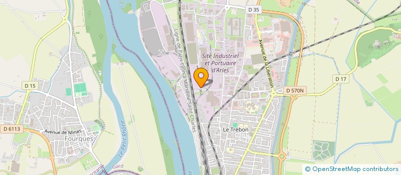 localisation de l'entreprise ELECTROSTEEL EUROPE SA à ARLES
