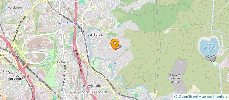 localisation de l'entreprise ELECTROSURE à MARSEILLE