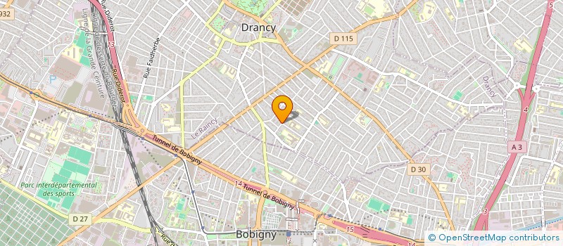 localisation de l'entreprise ELECTROTECH à DRANCY