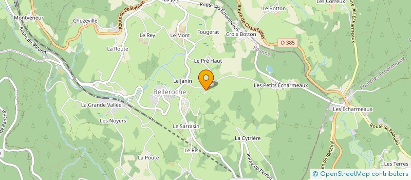 localisation de l'entreprise ELECTROTECH BTI  BELLEROCHE