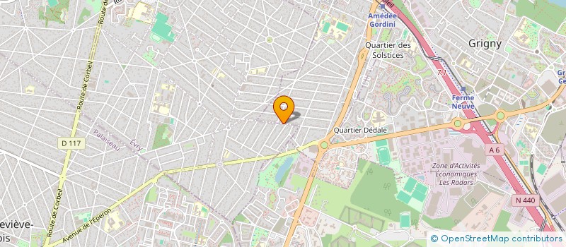 localisation de l'entreprise ELECTROTHERMIC REFRIGERATION à VIRY-CHATILLON