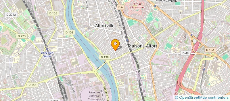 localisation de l'entreprise ELECTROVARTE à ALFORTVILLE