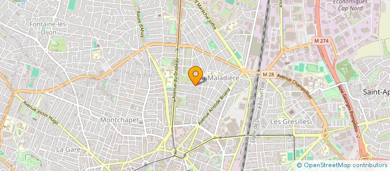 localisation de l'entreprise ELECTROVINO RECORDS  DIJON