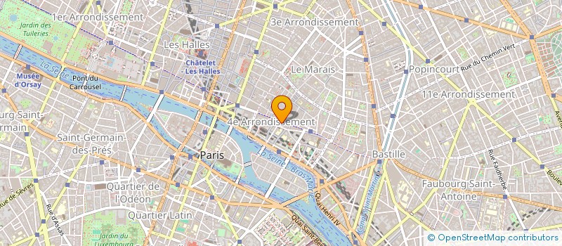 localisation de l'entreprise ELECTRYB à PARIS