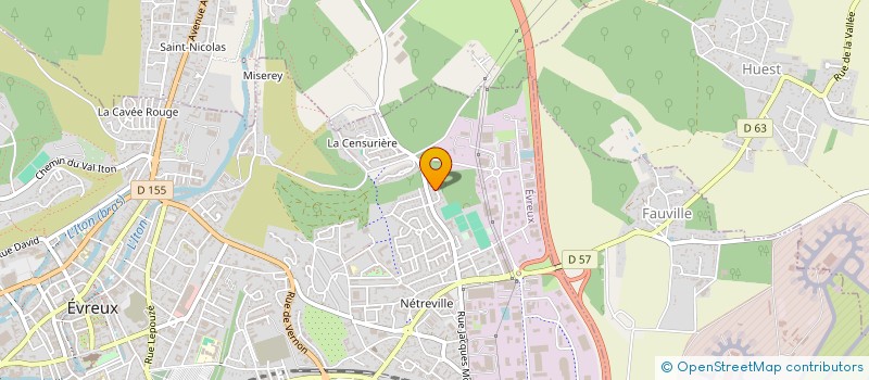 localisation de l'entreprise ELECTRYC à EVREUX