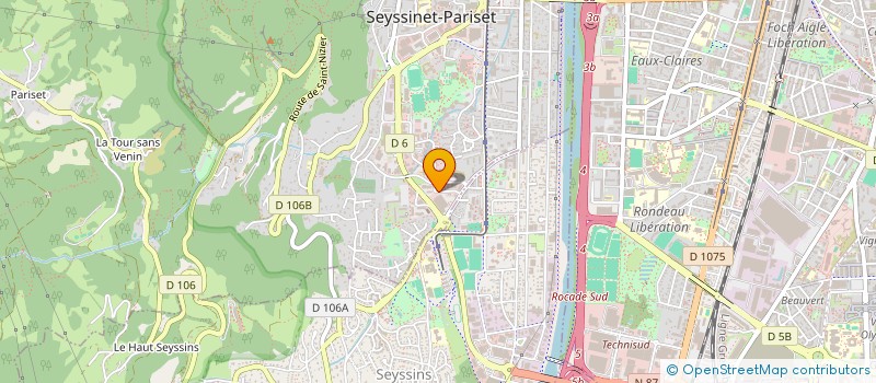 localisation de l'entreprise ELECTRYS  SEYSSINET-PARISET