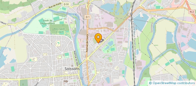 localisation de l'entreprise ELECTYS SOISSONS ELECTRICITE à SOISSONS