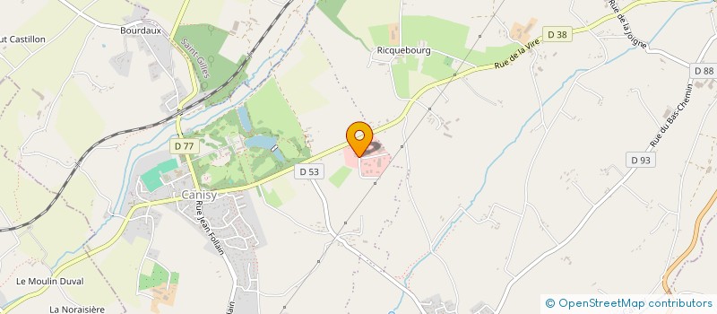 localisation de l'entreprise ELECXIA  CANISY