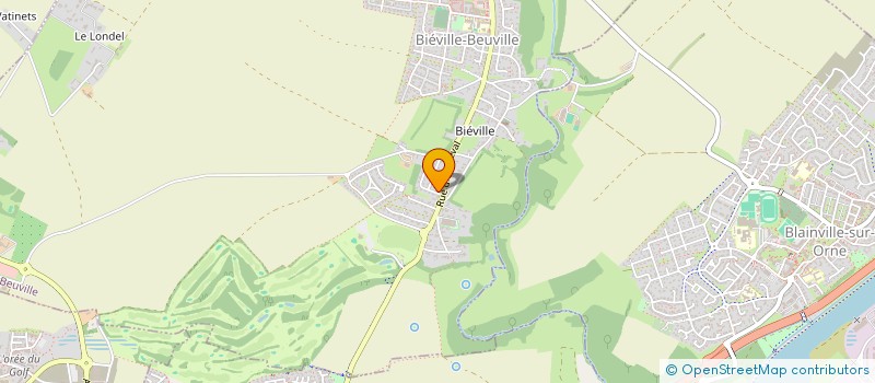 localisation de l'entreprise ELEDA  BIEVILLE-BEUVILLE