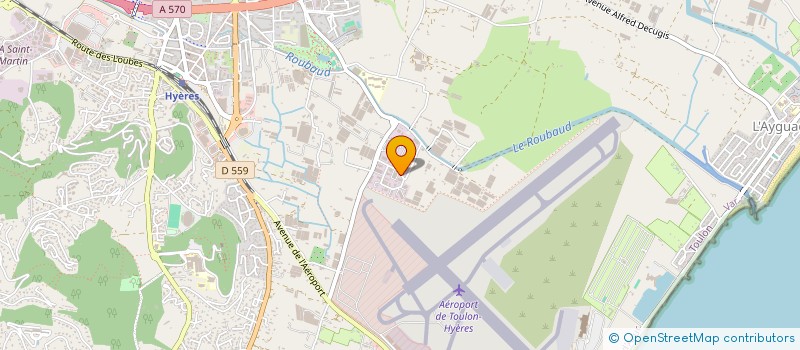 localisation de l'entreprise ELEDIFIA à HYERES