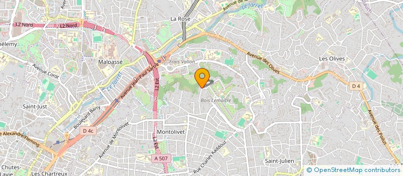 localisation de l'entreprise ELEDOM à MARSEILLE