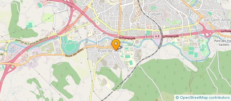 localisation de l'entreprise ELEDORYA à AIX EN PROVENCE