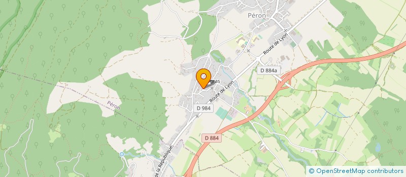 localisation de l'entreprise ELEDYM à PERON