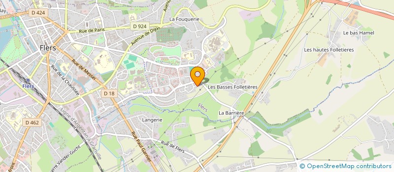 localisation de l'entreprise ELEECTECH à FLERS