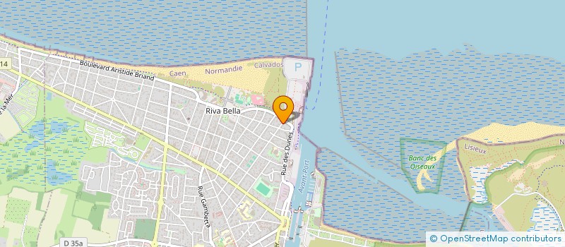 localisation de l'entreprise ELEENE HOLDING  OUISTREHAM