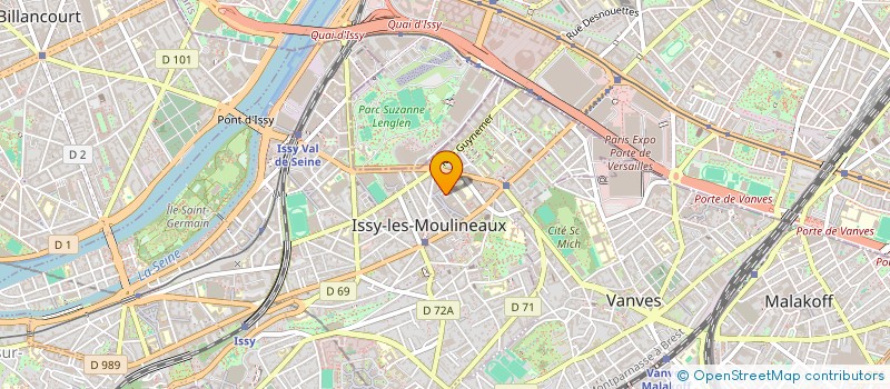 localisation de l'entreprise ELEF & PARTNERS  ISSY-LES-MOULINEAUX