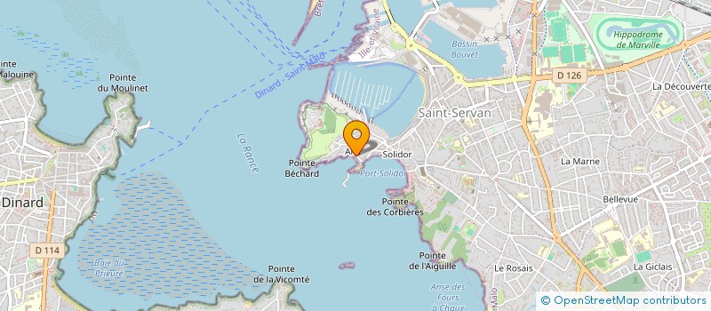 localisation de l'entreprise ELEFANTIA  SAINT-MALO