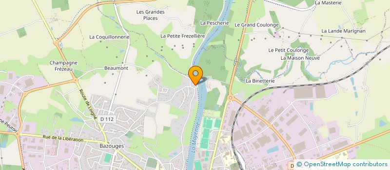 localisation de l'entreprise ELEFTHERIA  CHATEAU-GONTIER-SUR-MAYENNE