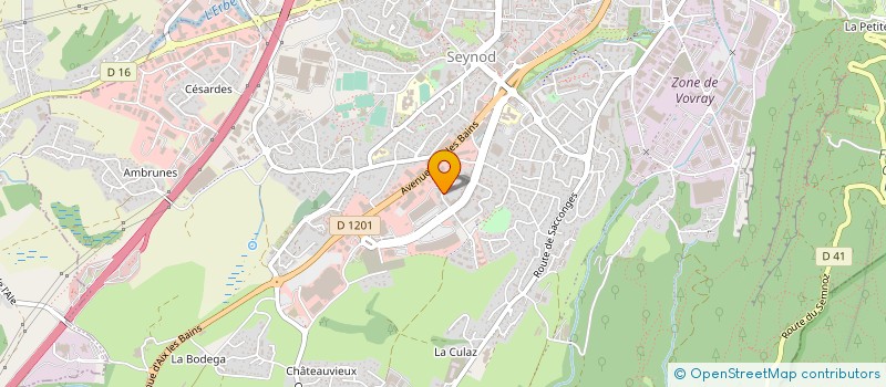 localisation de l'entreprise ELEGANCE 2021 à ANNECY