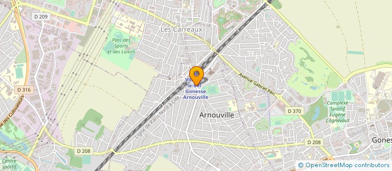 localisation de l'entreprise ELEGANCE à ARNOUVILLE