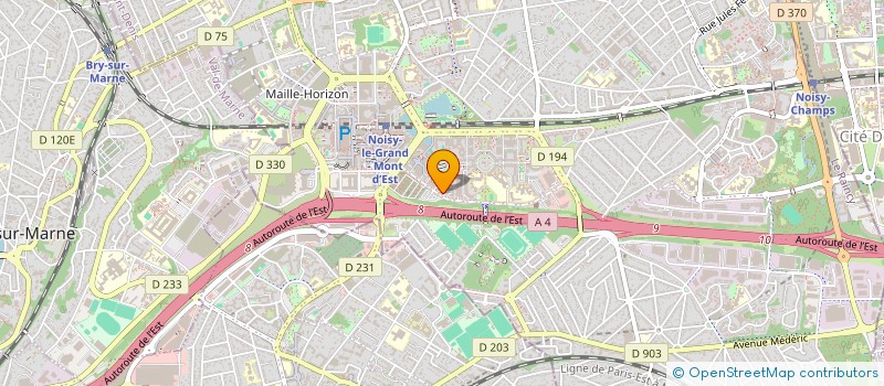 localisation de l'entreprise ELEGANCE  NOISY-LE-GRAND