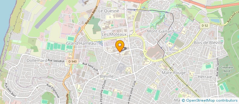 localisation de l'entreprise ELEGANCE à LE HAVRE