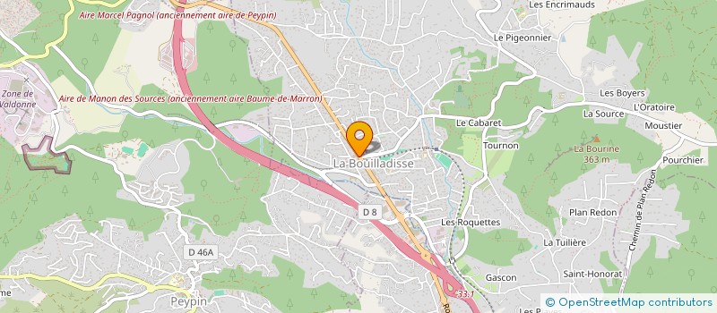 localisation de l'entreprise ELEGANCE  LA BOUILLADISSE