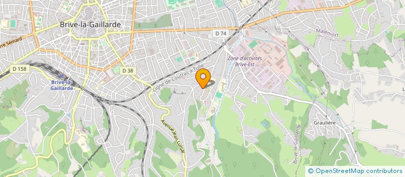 localisation de l'entreprise ELEGANCE  BRIVE-LA-GAILLARDE