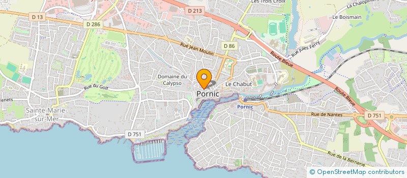 localisation de l'entreprise ELEGANCE  PORNIC