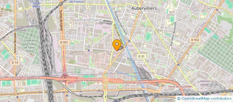 localisation de l'entreprise ELEGANCE A  AUBERVILLIERS