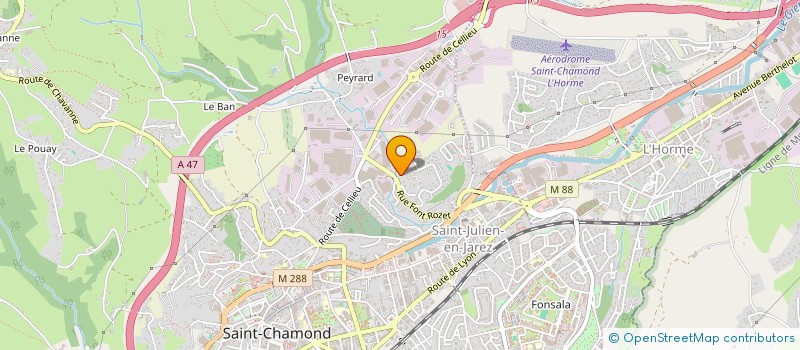 localisation de l'entreprise ELEGANCE AUTOS  SAINT-CHAMOND