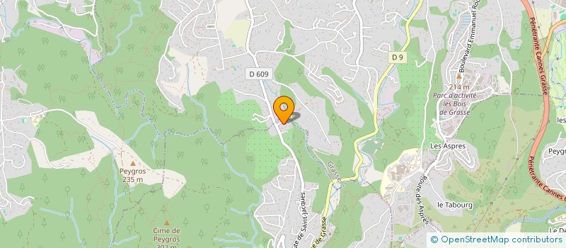 localisation de l'entreprise ELEGANCE AZUR VTC  AURIBEAU-SUR-SIAGNE