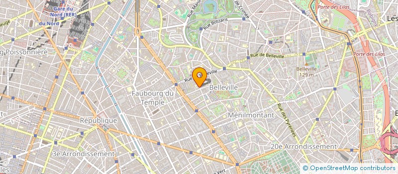 localisation de l'entreprise ELEGANCE BAT  PARIS