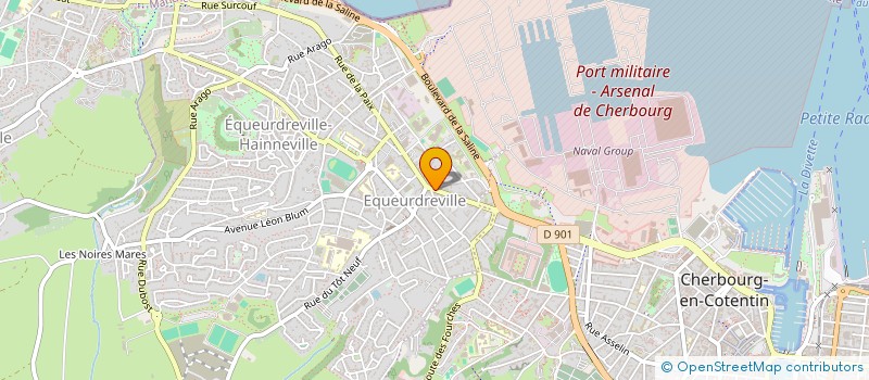 localisation de l'entreprise ELEGANCE BOTANIQUE  CHERBOURG-EN-COTENTIN